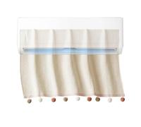 Blocks Direct Cold Wind: This air conditioner deflector drape uses gentle surrounding airflow design to completely eliminate direct cold wind that may trigger physical discomfort, prevents kids catc