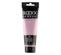 Blockx 60495BXC Acrylique Fine Semi-opaque et Satinée - Nacré - Rose Pigment iridescent/PR 122-120ml