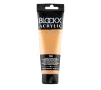 Blockx 60765BXC Acrylique Fine Semi-opaque et Satinée - Jaune-orange nacré Pigment iridescent/PY 83-120ml