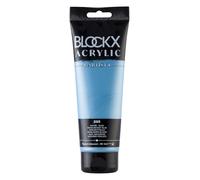 Blockx 61295BXC Acrylique Fine Semi-opaque et Satinée - Nacré - Bleu Pigment iridescent/PB 15:3-250ml