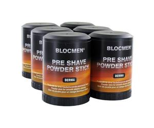 BLOCMEN Derma - Lápiz para afeitar, 60 g, afeitado suave en seco sin irritaciones de la piel, sin fragancias ni colorantes para pieles sensibles, para hombres (6, 60 g)