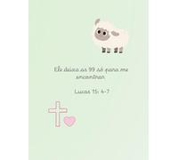 Bloco de anotações cristão ovelha 100 folhas - 21,59 x 27,94cm - Capa Dura