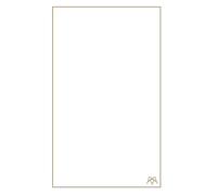Bloco de notas pautado: Capa branca Gold Edition