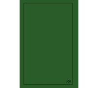 Bloco de notas pautado: Verde moldura preta