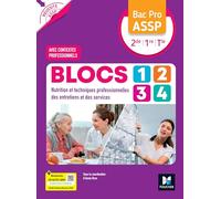 Blocs 1, 2, 3, 4 Entretien Service Nutrition Bac Pro ASSP 2de 1re Tle Réussite ASSP