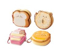 Blocs De Notas Adhesivas: Lindas Hojas De Notas De Dibujos Animados En Relieve, Papelería Autoadhesiva, Papel Decorativo De Escritorio | Juego De Bloc De Nota Para Aliviar La Tensión, Colores Brillan