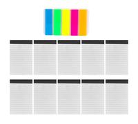 Blocs De Notas De 10 Piezas Y Pegatinas De Índice De 1 Pieza, Cuadernos De Notas, Cuadernos Portátiles, Mini Cuadernos, Notas, Suministros De Aprendizaje Y Oficina