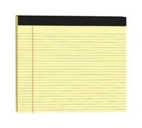 Blocs de Papel Legal 11x9.5 Pulgadas Rayado Universitario