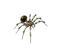BlocteckToy Rompecabezas de metal 3D con insectos mecánicos, kit de modelo de rompecabezas de metal de araña Steampunk 3D, decoración del hogar, regalos de cumpleaños de Navidad para adultos y