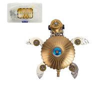 BlocteckToy Steampunk - Rompecabezas de metal 3D con organismo marino, montaje mecánico, tortuga, rompecabezas de metal, decoración del hogar, cumpleaños, Navidad, calendario de Adviento, regalos (más