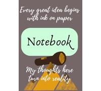 Blog of Ideas where dreams turn into words: notebook