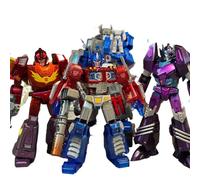 Blokees Blind Box Transformers Versión Galaxia Vol.11 Light-Searching Journey Kit de Figuras Modelo para Armar Bloques de Construcción Robot de Juguete 9pcs Set