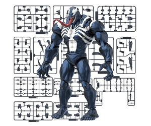BLOKEES Champion Class - Marvel Rivals - Venom - Kit de modelo de 185 piezas - 6 pulgadas - 90 puntos de articulación - Requiere montaje - Sin herramientas - Sin corte - Sin pegamento - Sin pintura