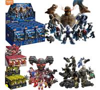 Blokees DC Marvel Hero Arkham Knight Batman E03 Nightwing Red Hood Star Edition Series Personaje de Anime Batman Juguetes Coleccionables GV03-Random one