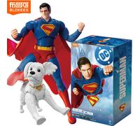 BLOKEES DC Superman Clark Kent David Packard Batman Nightwing Corenswet Comics Figura de Acción Coleccionable Articulada Juguete Harley Quinn
