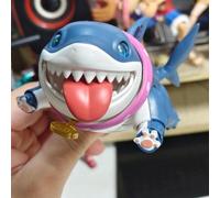 Blokees Jeff The Land Shark Rivals Champion Class Assembly - Kit de modelo coleccionable con piezas móviles y reemplazables para fanáticos adultos 81123