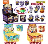 BLOKEES Minions-caja ciega misteriosa, juguete Original de la serie Cute & Cool Wave 3, "noche de truco o trato espeluznante", regalo de Halloween A box of 4