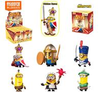 BLOKEES Minions Serie Versión Linda y Genial GV01 Caja Sorpresa de Juguete de Transformación para Celebrar, Regalo de Cumpleaños 6 box