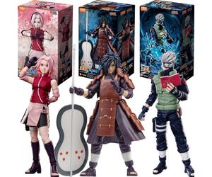 BLOKEES Original NARUTO Uchiha Madara Kakashi Sakura Minato Serie CHAMPION CLASS Figuras de Acción Originales Ensambladas Modelo de Juguete Kakashi