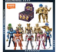 Blokees Original Saint Seiya Versión Galaxia V04 Caja Sorpresa Virgo Shaka Géminis Figura de Acción Ensamblable Modelo Coleccionable Juguetes V03 9PCS SET
