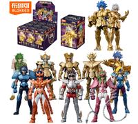 Blokees Figura Saint Seiya V04 Gold Zodiac V01/02/03 – Caja sorpresa Virgo Shaka, 1 pz aleatoria