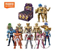 Blokees Original Saint Seiya Versión Galaxia V04 Caja Sorpresa Virgo Shaka Géminis Figura de Acción Ensamblable Modelo Coleccionable Juguetes Random 1pcs
