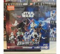 Blokees Star Wars Galaxy Series 2, Caja Sorpresa Original, Darth Vader, Stormtroopers, Boba Fett, Modelo Articulado de Anime, Regalo para Adultos 9 pcs with box