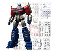 BLOKEES - Transformers Action Edition 04: Optimus Prime | Orion Pax - Maqueta Transformers para ensamblar 19 cm - Figura Robot articulado para Construir - Model Kit - Licencia Oficial - 14 años+