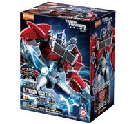 BLOKEES - Transformers - Action Edition 06 - Optimus Prime - Transformers: Prime - Kit de modelo - Requiere montaje - Sin herramientas - Sin corte - Sin pegamento - Sin pintura - 14+