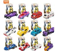 Blokees Transformers C04-12PCS G1 Bumblebee Soundwave Ironhide Jazz Car, Kit de Modelo Coleccionable, Figura de Acción, Juguetes, Regalo de Cumpleaños CO3-1BOX