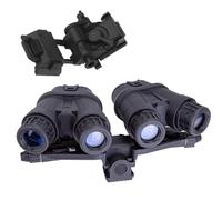 BLOKZ 1 gafas binoculares de visión nocturna Gpnvg18 de cuatro tubos + 1 soporte para gafas de visión nocturna L4g24, accesorios de soporte para cascos rápidos, accesorios de cosplay (negro)