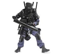 BLOKZ Figuras de acción de soldado de 12 pulgadas, juego de soldado de policía flexible de 1/6 con accesorios, modelo SWAT de gran detalle, regalo de juguete - Breaker