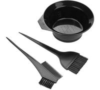 BLOMBLAUM Bol tinte peluquería con brocha aplicadora tinte | Bol tinte y brocha para mechas | Cuenco pincel tinte reutilizable | Pincel tinte y recipiente medidor para tinte pelo