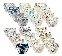 BLOMDES Calzoncillos tipo bóxer para niño, 100 % algodón, paquete de 6 unidades, para niños de 2 a 12 años, Random Short, 11-12 Años