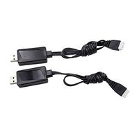 Blomiky Cable de carga USB rápido de 11,1 V 1,6 A con conector XH-4P para batería de iones de litio Lipo de 11,1 V 3S 2200 mAh 1500 mAh 11,1 V 1,6 A USB