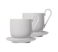 blomus 2 Tazas de café y platillos Ro Nimbus cloud