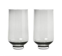 blomus 2 Vasos altos Flow Smoke