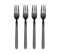 blomus 4 Tenedores de postre STELLA negro 15.5 cm