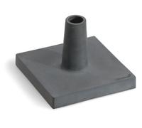 Blomus 65046 Baso Base para antorcha, Polystone, Gris (piedra artificial), 18.5 x 26 x 26 cm