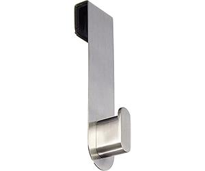 Blomus "Areo Gancho para Paneles de Ducha Cristal, Plata Mate, 3,5 x 4 x 14 cm