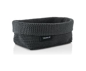 blomus Cesta textil TelaL 12x20 cm Anthracite