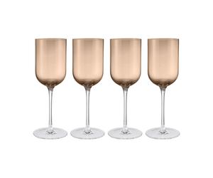 blomus Copas de vino Fuumi 31 cl 4-pack Café-claro