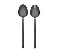 blomus Cubiertos para ensalada STELLA negro 2 cubiertos 28 cm