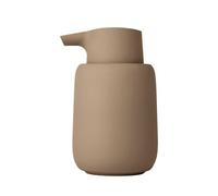 blomus Dispensador de jabón Sono. cerámica Ø8.5 cm Marrón