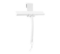 blomus escobilla de Ducha -VIPO- Escobilla de Ducha con Soporte 24 cm de Ancho Escobilla de Silicona para Ducha, baño Escobilla de Ventana Escobilla de Ventana Blanca