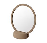 blomus Espejo cerámico Sono Vanity Ø17 cm Beige