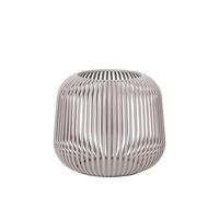 Blomus Farol Lito | Mourning Dove | Tamaño S | 20L x 20 B x 17H cm | Portavelas Negro | Portavelas de Acero Inoxidable | Farol Decorativo | Portavelas Interior pequeño