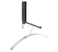 blomus Gancho de pared Lanca plegable negro