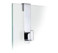 Blomus Glas 68915 - Gancho para Puerta de Ducha (Acero Inoxidable, 14 x 4 x 3,5 cm), Color Plateado