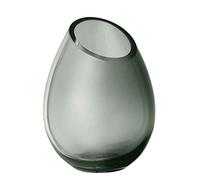 blomus | Jarrón | Drop | Humo | Florero decorativo de cristal, decoración moderna para el hogar, talla S